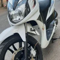 فروش موتور سیکلت SYM مدل sr200 رنگ سفید