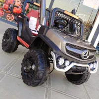 ماشین شارژی بنز آفرودی چهارموتور گهواره ای|اسباب و اثاث بچه|مشهد, توس (بلوار توس)|دیوار