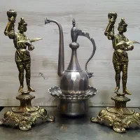 هاونگ ومجمع وسماور زغالی وافتابه لگن