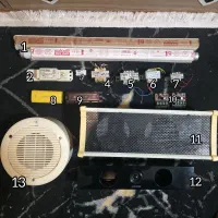 قاب باند،لامپ،قاب پاوربانک و فیوز،ترانسفورماتور