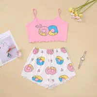 ست کراپ شورتک گیاهی طرح متنوع سایز ۳۸ تا ۴۴|لباس|بوشهر, |دیوار