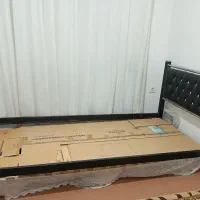 تخت یک نفره فلزی با کفی بدون تشک|تخت و سرویس خواب|محمدیه-قزوین, |دیوار