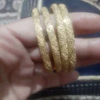 ۴ عدد النگوی طلای ۱۸ عیار