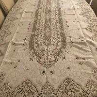 رومیزی قدیمی گیپور،مخمل،ساتن، سفره رومیزی|پرده، رانر، رومیزی|تهران, شهرک غرب|دیوار