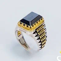 انگشتر  شرف الشمس،عقیق،درنجف، الکساندریت، فیروزه