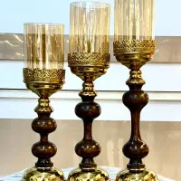 جاشمعی های لوکس چوبی با قیمت استثنایی|صنایع دستی و سایر لوازم تزئینی|مشهد, هفت تیر (حافظ)|دیوار