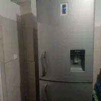 یخچال فریزر الکترو استیل بدنه نقره