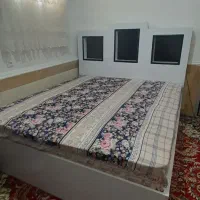 تختخواب بزرگترازدونفره نونو باتشک طبی فنردارعال|تشک تختخواب|میبد, |دیوار