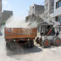 مینی لودر بابکت خاک برداری نخاله برداری