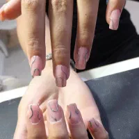 کاشت ناخن با طراحی رایگان|خدمات آرایشگری و زیبایی|رشت, حافظ آباد|دیوار