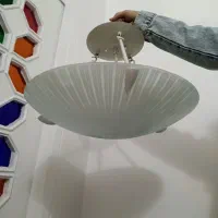 لوستر شیشه ای 4 شاخه|لوستر و چراغ آویز|تهران, سعادت‌آباد|دیوار