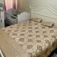 تخت خواب دونفره سفید