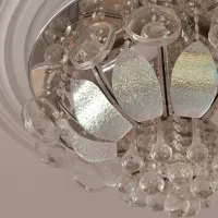 لوستر کریستالی شیک ۳ حالته