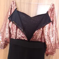 لباس مجلسی پولکی با کمربند تونیک ماکسی|لباس|گلبهار, شهر جدید گلبهار|دیوار