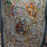 تابلوفرش سلاطین چله ابریشم