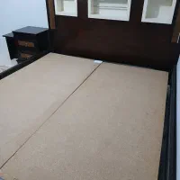 تخت دو نفر با میز ارایش