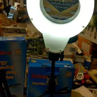 چراغ مطالعه LED ذربین دار مهندسی پایه متحرک اهرمی|چراغ خواب و آباژور|اردبیل, |دیوار