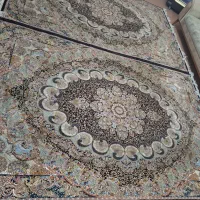 یک جفت فرش 6متری زمینه سرمه ای