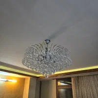 لوستر کریستالی با بهترین متریال وقابلیت تغییر مدل|لوستر و چراغ آویز|اصفهان, ملکشهر|دیوار