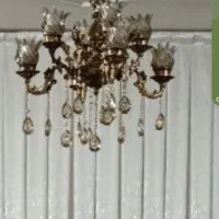 لو ستر هشت شاخه با لامپها