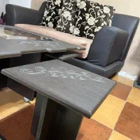 مبلمان ۶نفره به همراه جلو مبلی|مبلمان خانگی و میز عسلی|ایزدشهر, |دیوار