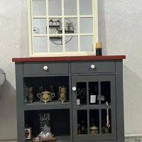 میز تی وی و آیینه کنسول دوتاش باهم ۱۰تومن|بوفه، ویترین، کنسول|تهران, تهرانسر غربی|دیوار