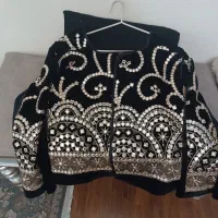کت مخمل سوزن دوری وجواهردوزی هندی