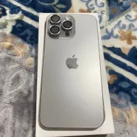 ایفون16پرومکس۲۵۶دوسیم نقره ای با ریجیسترصفرZaa