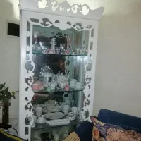 ویترین بوفه مینیاتوری سلطنتی سفید