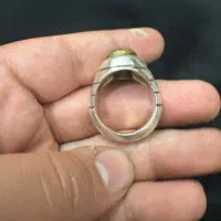 انگشترتوپازرکاب پنبه اصلی سوایسی وزن۳۵گرم دست ساز|جواهرات|سیرجان, |دیوار