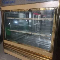 یخچال ایستاده ویترینی ۶شش درب  جهان استیل