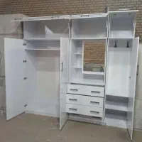 جارختخوابی+جالباسی+میز آرایش پازلی۴|جاکفشی، کمد، دراور|همدان, |دیوار