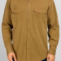 پیراهن کتان دوجیب