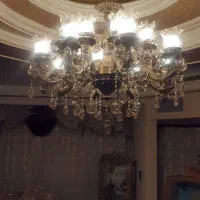 لوستر۸شاخه دوردیف ۱۶لامپ میخوره