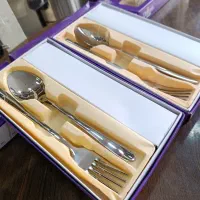 سرویس12 پارچه قاشق چنگال یونیک در 3مدل. سرخ کن|ظروف سرو و پذیرایی|قم, چهل درخت‎|دیوار