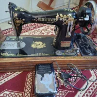 چرخ خیاطی قدیمی پدالی برقی