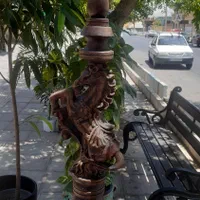 تنه چوب گردو اسب یک متری وقوچ یک متری،