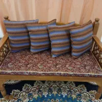 فروش مبل ۷ نفره سنتی به همراه ۳ میز