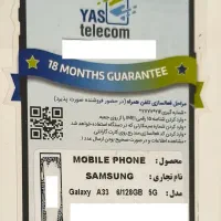 سامسونگA33 - 5G 128گیگ و رم 6گیگ سالم و بدون ایراد|موبایل|تهران, فاطمی|دیوار