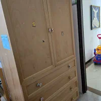 فروش فوری سرویس خواب و کمد لباس و۶ عدد شلف