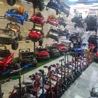 ماشین شارژی دارای چرخ کمکی و چراغ ××