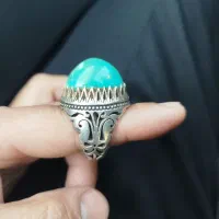 انگشتر فیروزه سایز بزرگ