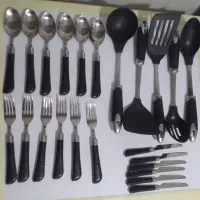 سرویس قاشق چنگال چاقو  و کفگیر و ملاقه