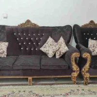 مبل هفت نفره تر و تمیز|مبلمان خانگی و میز عسلی|ابهر, |دیوار