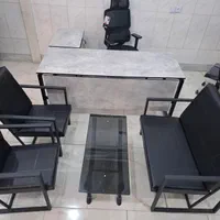 صندلی میز مدیریت مینیمال فلز چوب|دفتر کار|اصفهان, شفق|دیوار