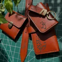 هدیه روز مرد دستبند جاکلیدی واکسسوری چرم طبیعی