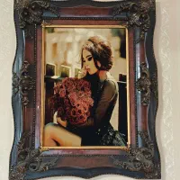 تابلو فرش ماشینی با قاب