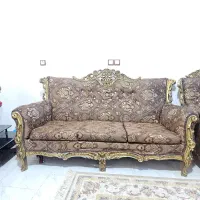 مبل ۷نفره و ساعت تزئینی|مبلمان خانگی و میز عسلی|چابهار, |دیوار