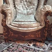 فروش مبل پایه سنگی.منبت شده.چوب راش