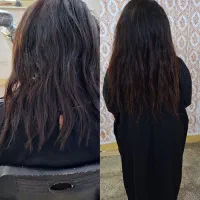 اکستنشن مو طبیعی والیاف